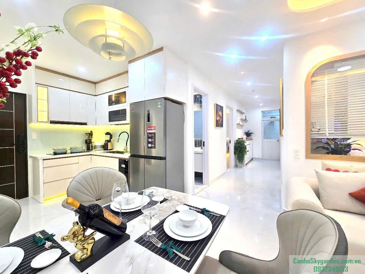 Cho thuê CH Sky 3 2PN 2WC view hồ bơi giá 18tr/ tháng view thoáng Cho Thuê (12)