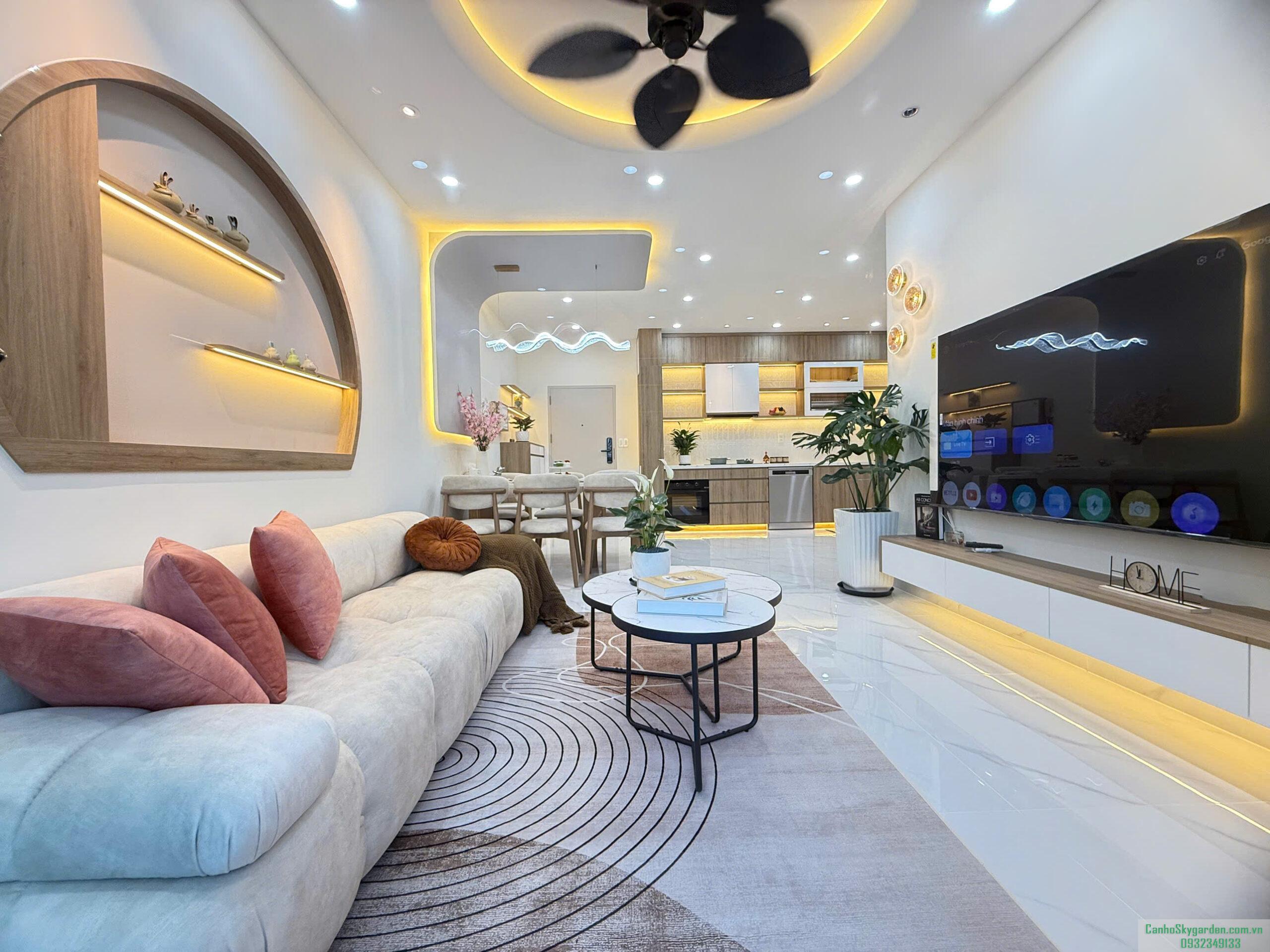 Cho thuê căn góc Sky garden 1 91m2 thiết kế 3PN 2WC nội thất mới 100% 37 triệu/ tháng Bán (164)