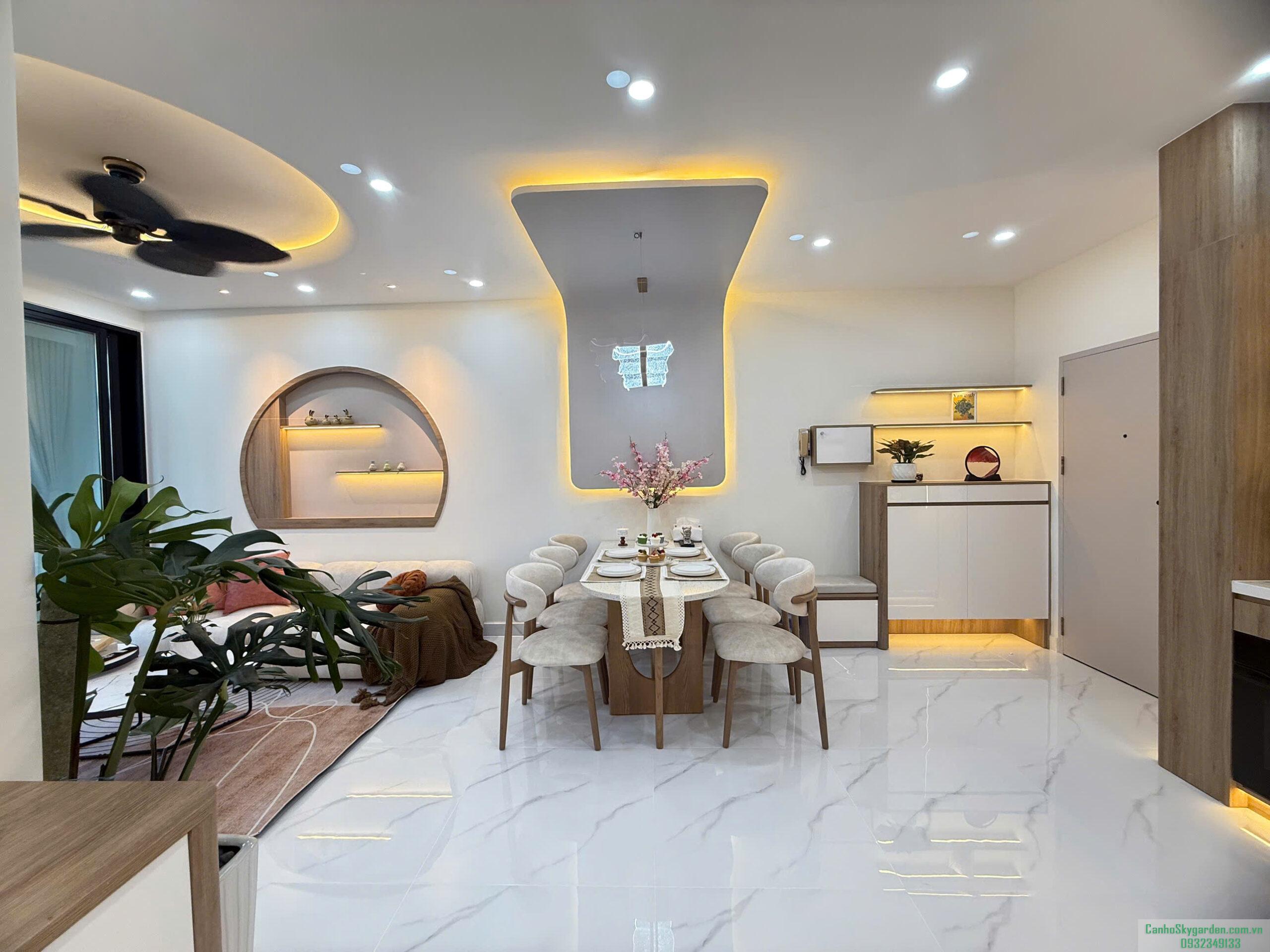 Cho thuê căn góc Sky garden 1 91m2 thiết kế 3PN 2WC nội thất mới 100% 37 triệu/ tháng Bán (165)