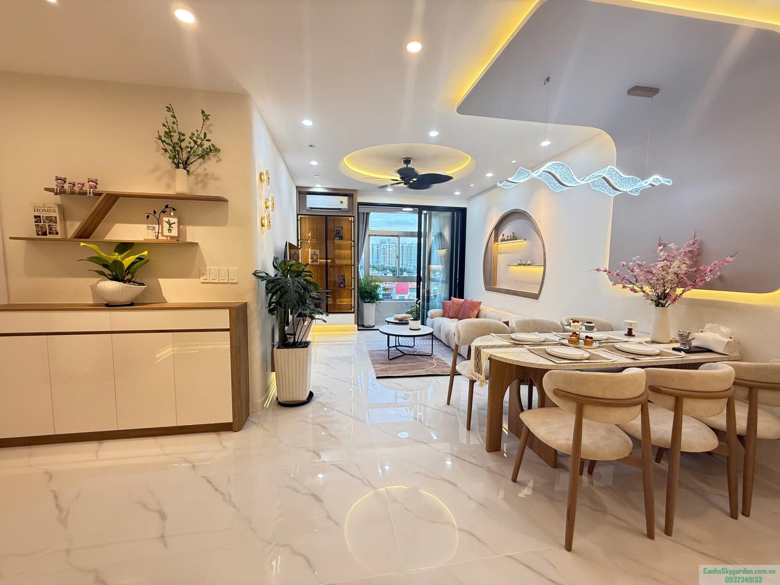Cho thuê căn góc Sky garden 1 91m2 thiết kế 3PN 2WC nội thất mới 100% 37 triệu/ tháng Bán (167)