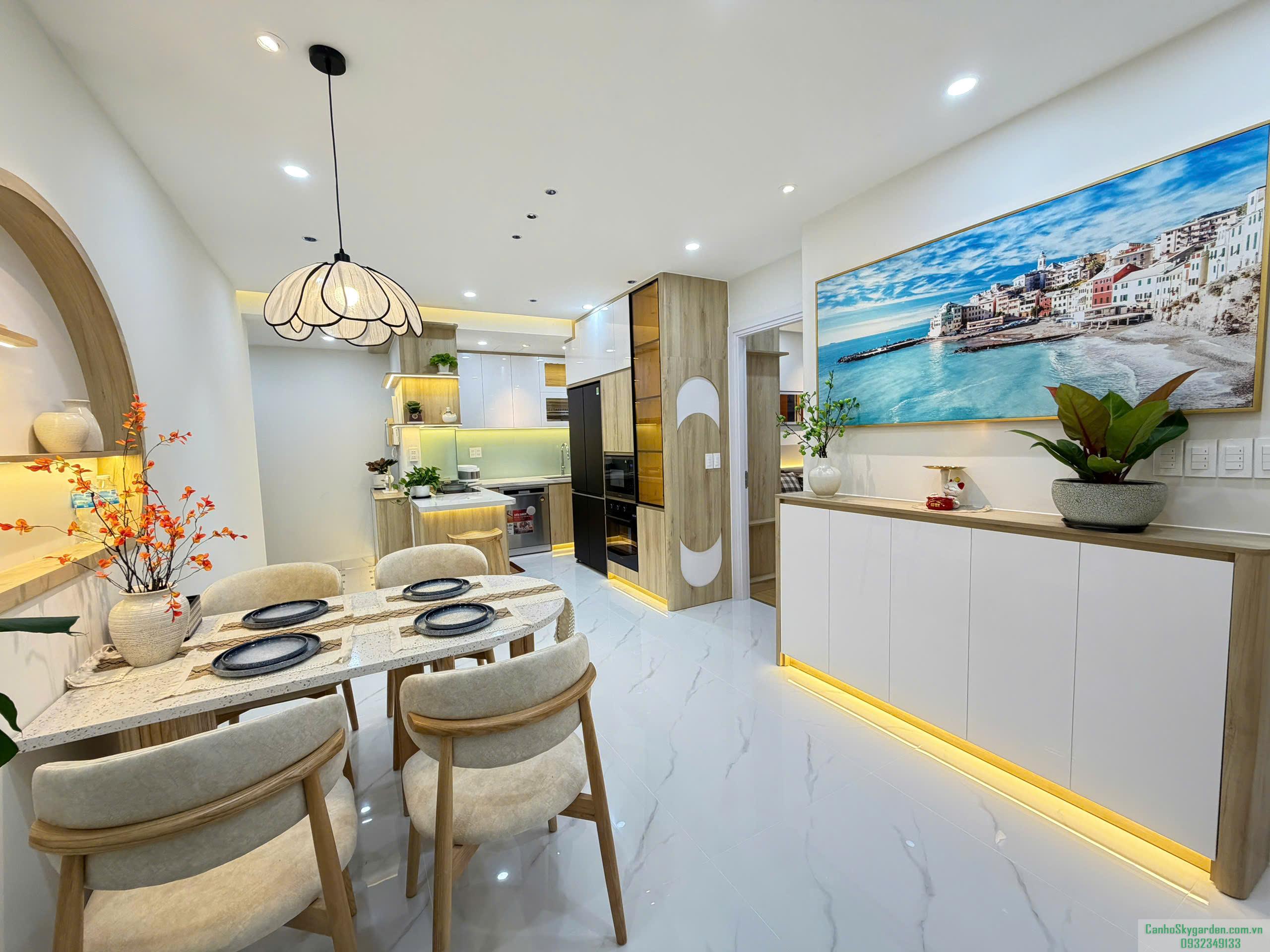 Bán căn hộ 68m2 Sky 3 2PN 2WC lầu 17 view thoáng giá 5ty4 Bán (7)
