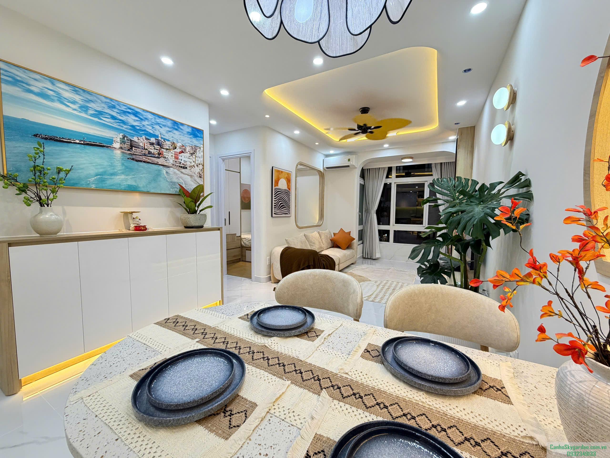 Bán căn hộ 68m2 Sky 3 2PN 2WC lầu 17 view thoáng giá 5ty4 Bán (8)