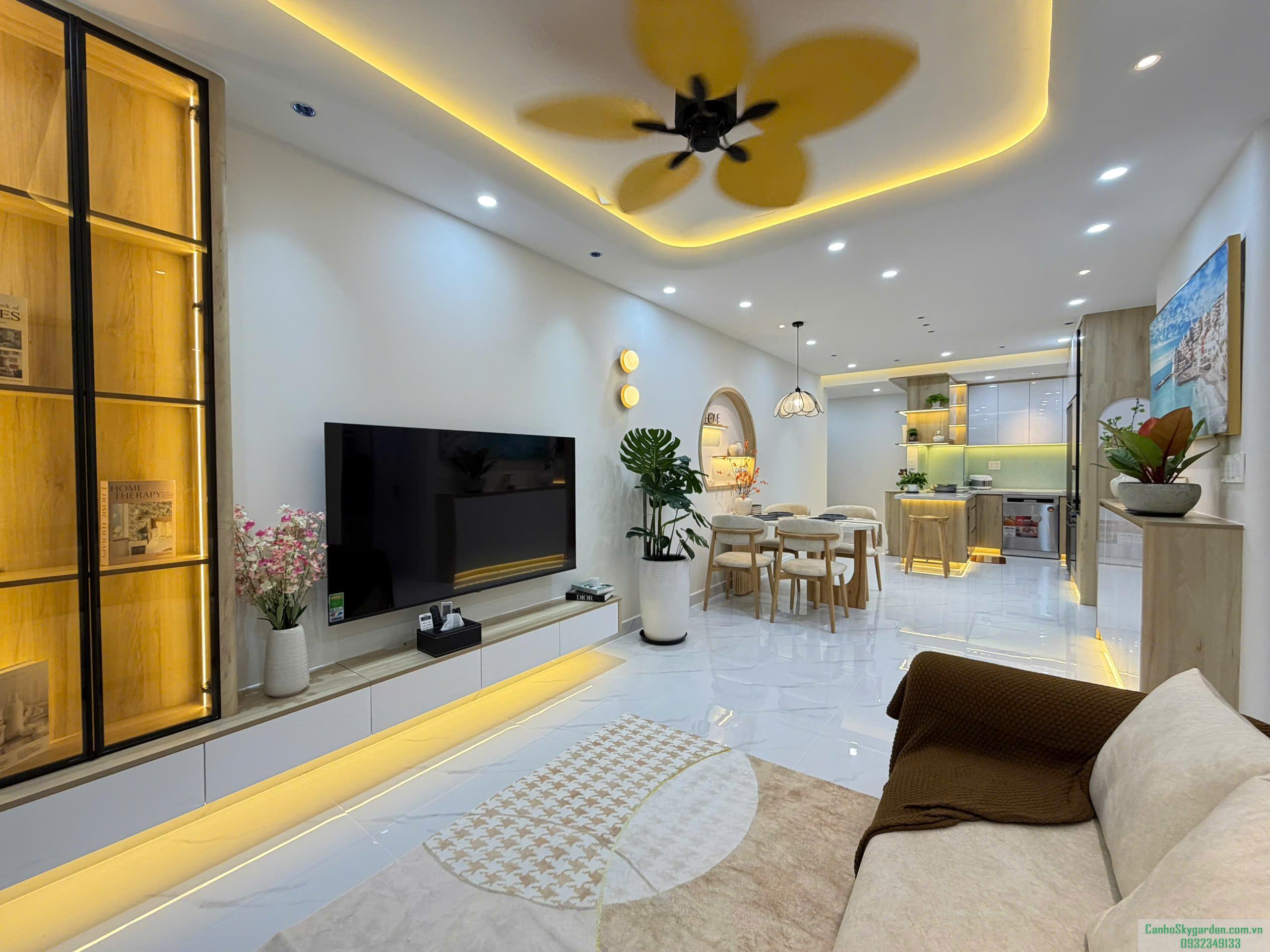 Bán căn hộ 68m2 Sky 3 2PN 2WC lầu 17 view thoáng giá 5ty4 Bán (12)