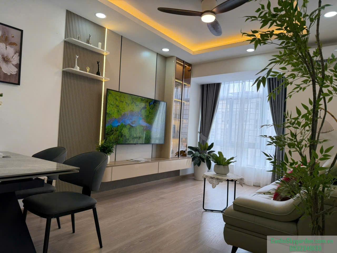 Bán căn hộ 68m2 Sky 3 2PN 2WC lầu 17 view thoáng giá 5ty4 Bán (12)