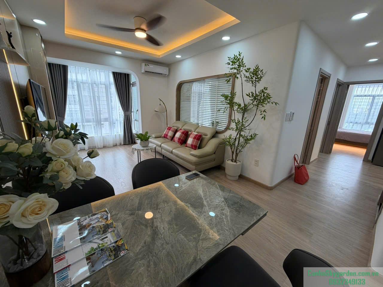 Bán căn hộ 68m2 Sky 3 2PN 2WC lầu 17 view thoáng giá 5ty4 Bán (15)