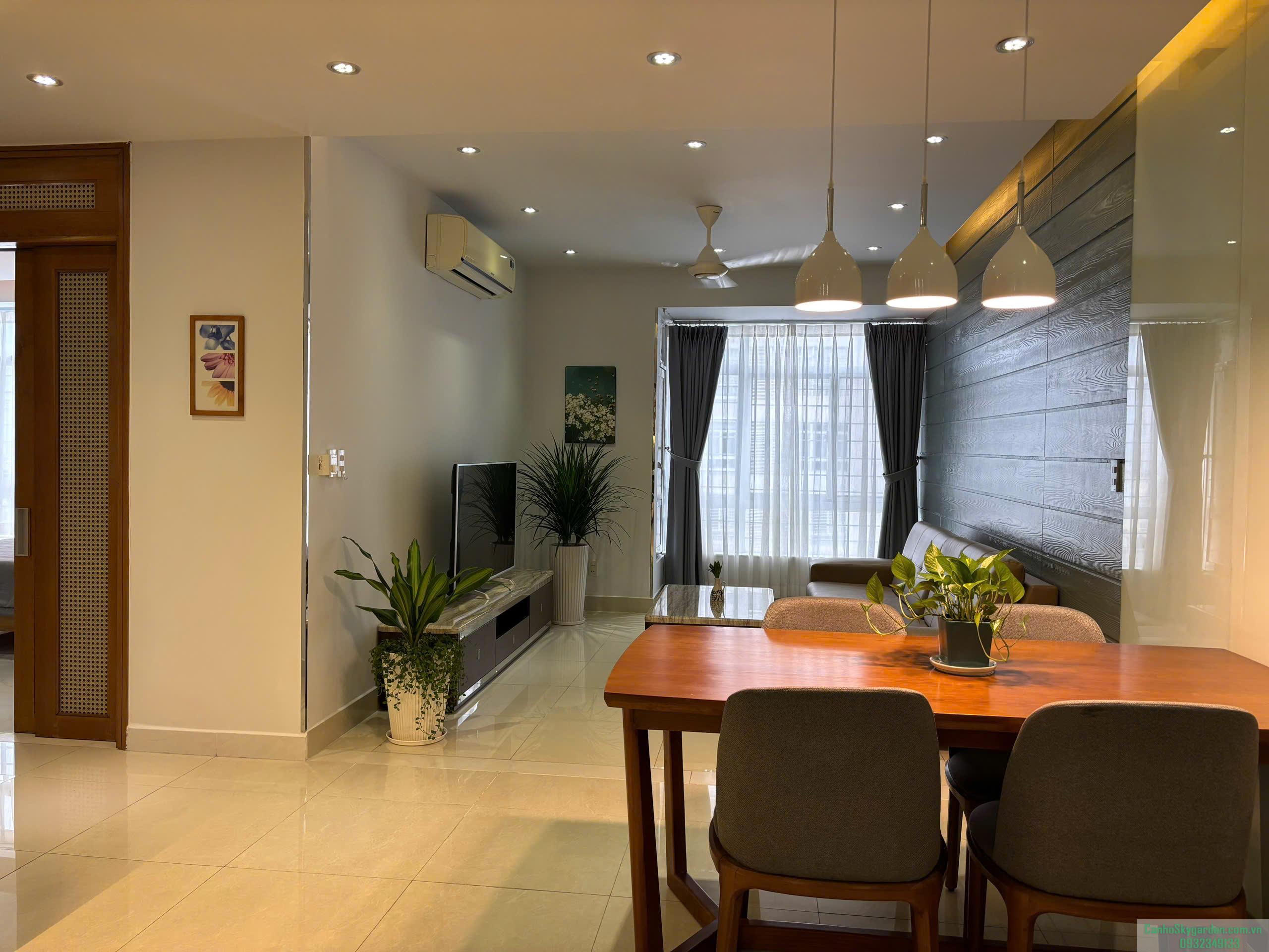 Bán căn hộ 68m2 Sky 3 2PN 2WC lầu 17 view thoáng giá 5ty4 Bán (7)