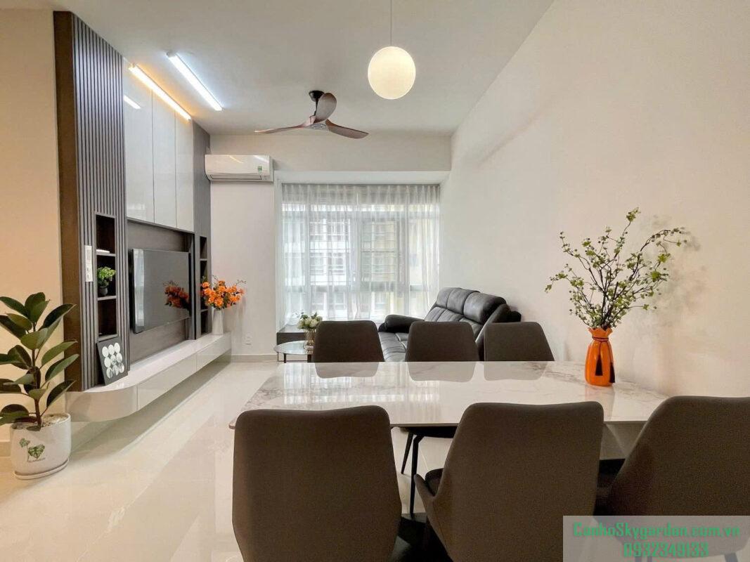 Cần bán căn Sky Garden 3, DT 57m2 - 2 phòng ngủ đầy đủ nội thất. Giá đầu tư rẻ nhất thị trường Bán (10)