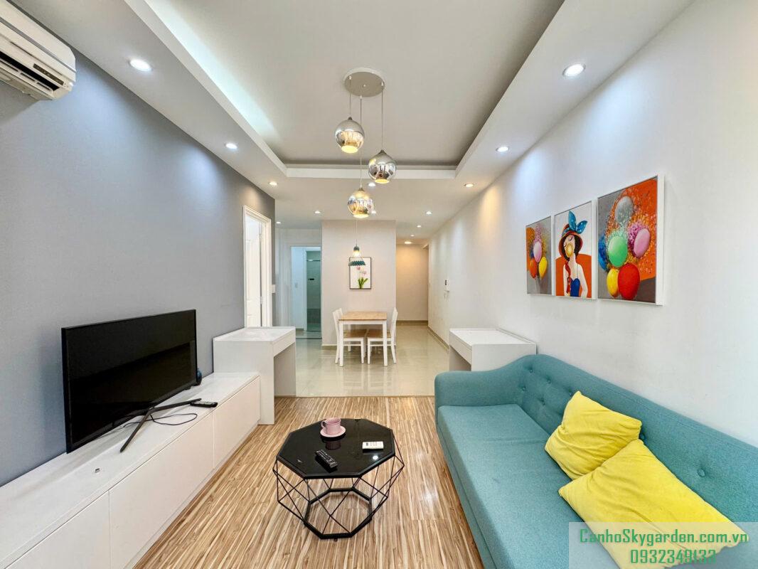 Cần bán căn Sky Garden 3, DT 57m2 - 2 phòng ngủ đầy đủ nội thất. Giá đầu tư rẻ nhất thị trường Bán (9)