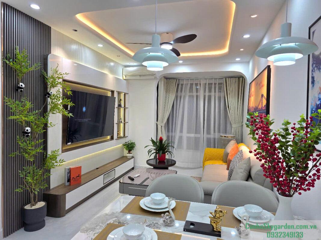 Cần bán căn Sky Garden 3, DT 57m2 - 2 phòng ngủ đầy đủ nội thất. Giá đầu tư rẻ nhất thị trường Bán (7)