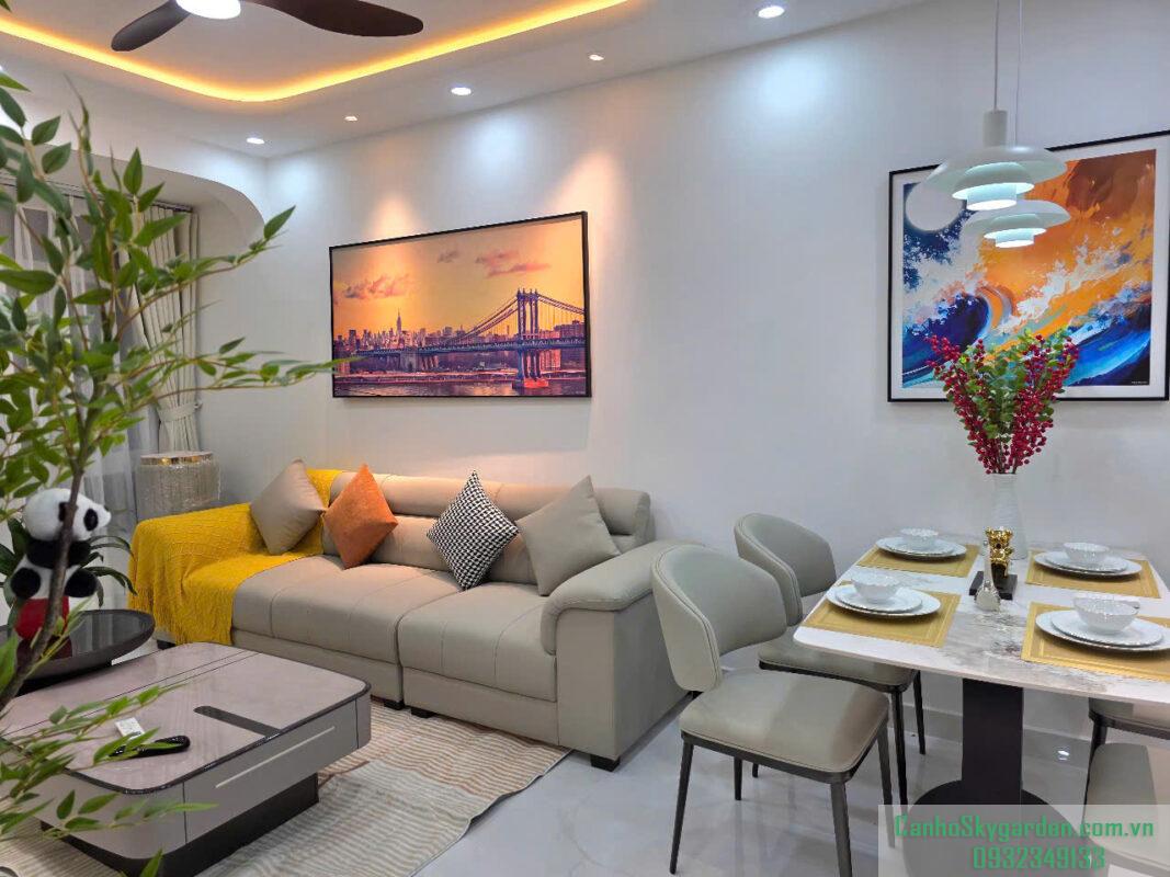 Cần bán căn Sky Garden 3, DT 57m2 - 2 phòng ngủ đầy đủ nội thất. Giá đầu tư rẻ nhất thị trường Bán (8)