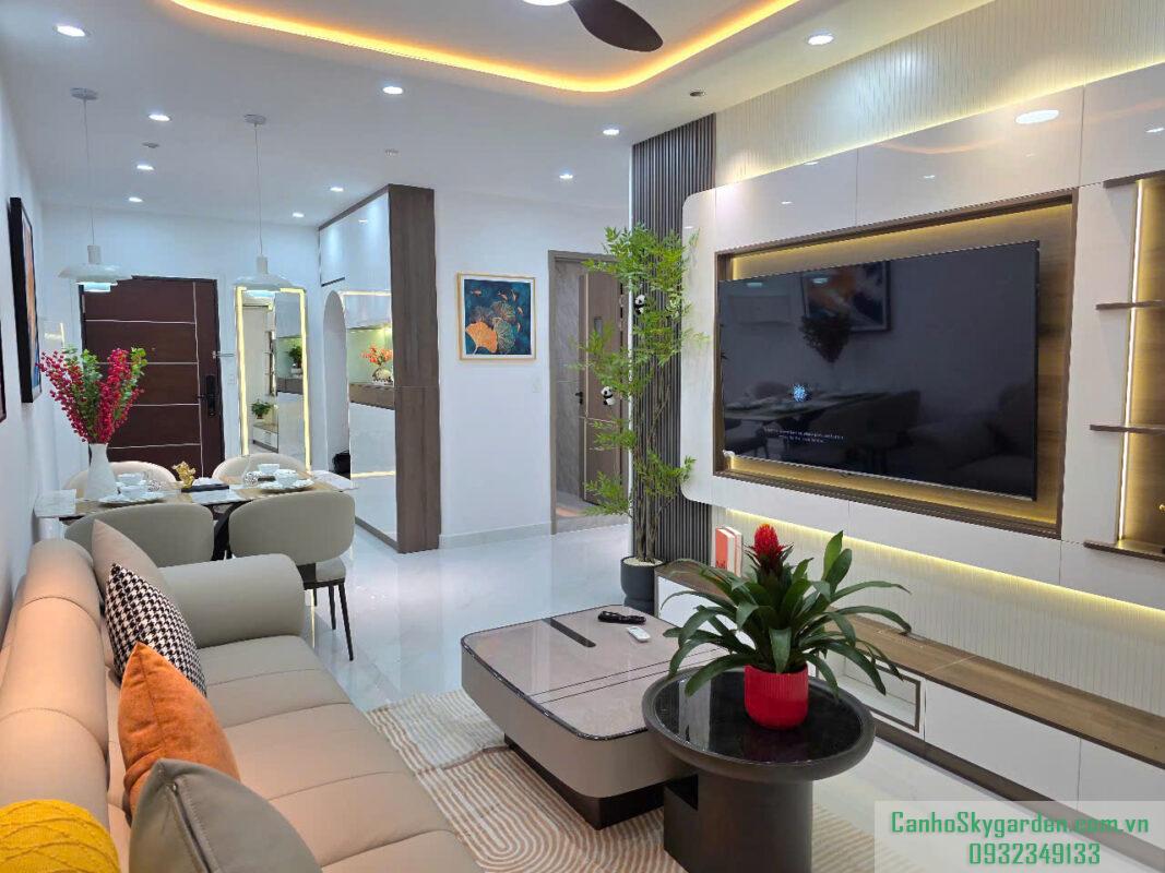 Cần bán căn Sky Garden 3, DT 57m2 - 2 phòng ngủ đầy đủ nội thất. Giá đầu tư rẻ nhất thị trường Bán (9)