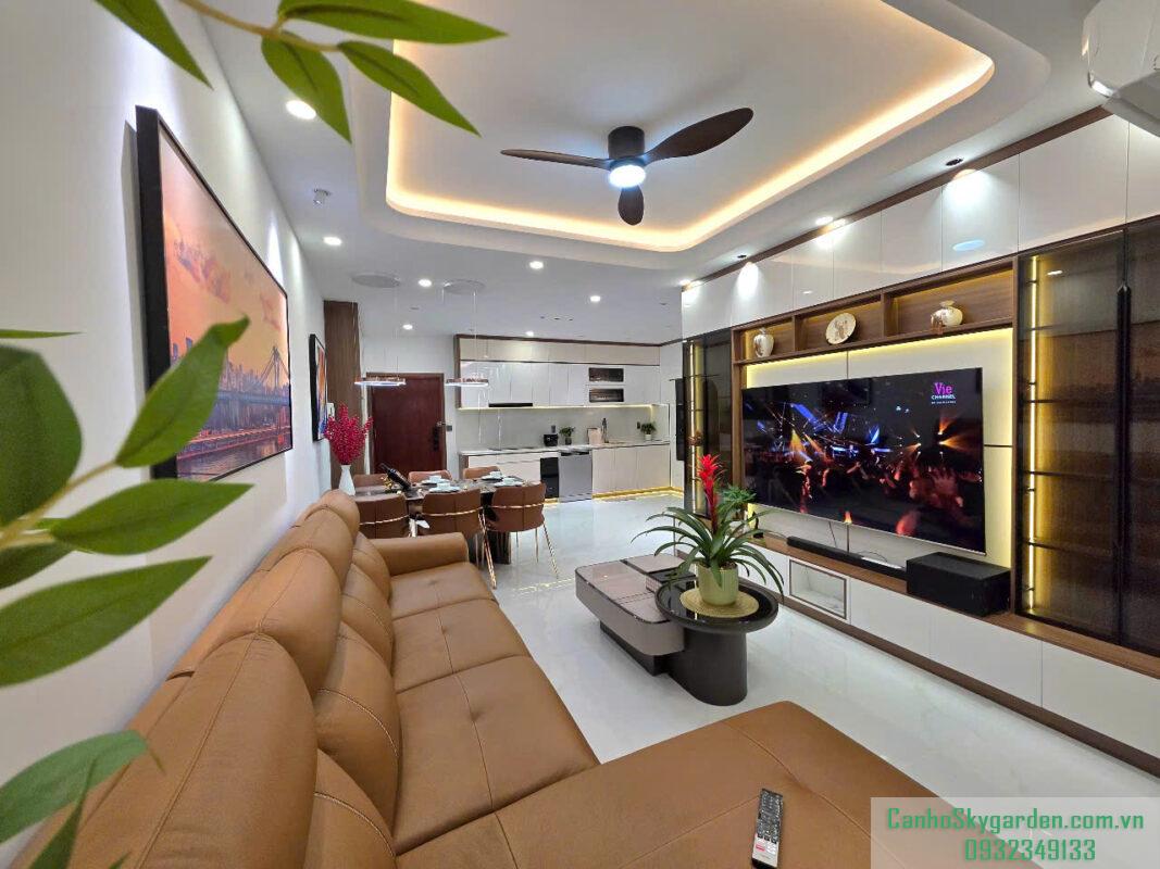 Cần bán căn Sky Garden 3, DT 57m2 - 2 phòng ngủ đầy đủ nội thất. Giá đầu tư rẻ nhất thị trường Bán (9)