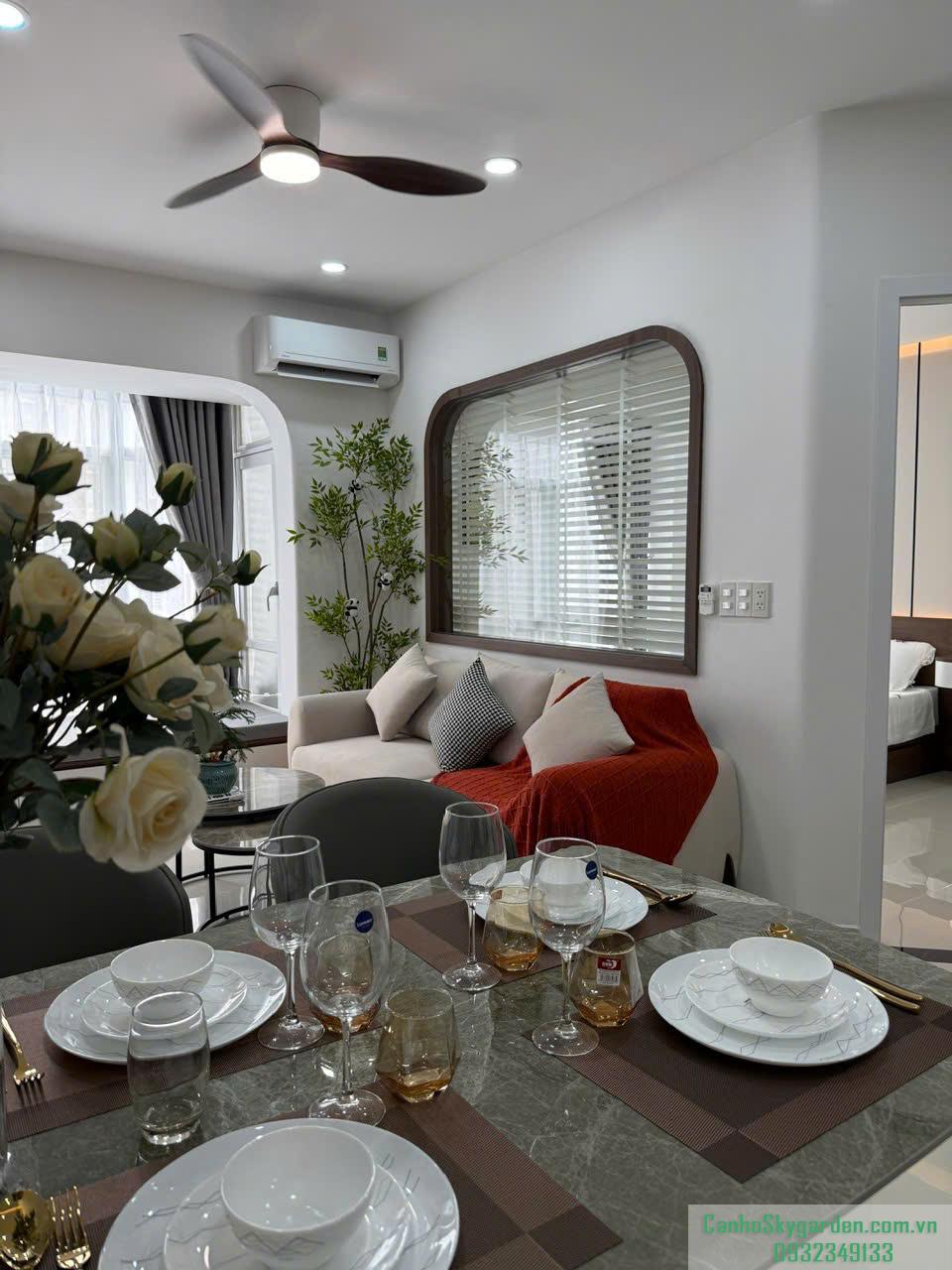 Căn hộ Sky Garden 2 81m2, 2 phòng ngủ, 2 toilets - full nội thất giá 13 triệu/tháng -nhà mới đẹp Cho Thuê (53)