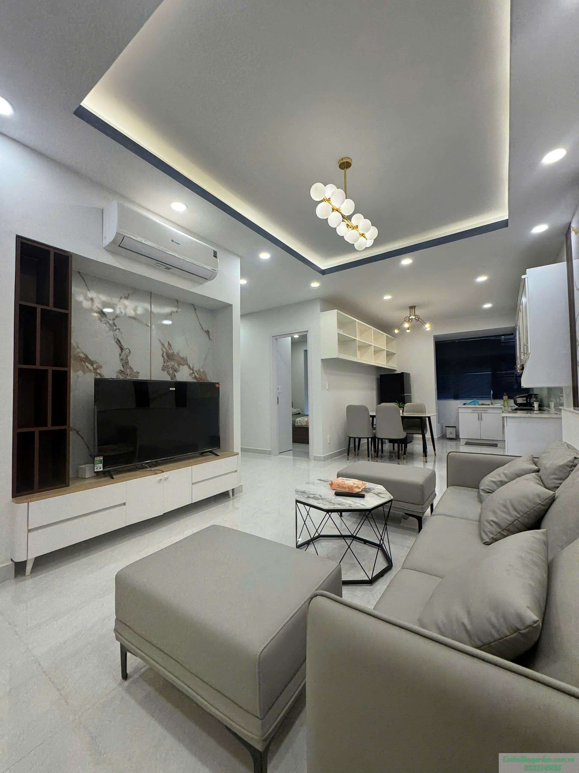 CHO THUÊ CĂN HỘ 56M2 SKY GARDEN 3 THIẾT KẾ 2PN & 1WC NHÀ ĐẸP TẦNG CAO Cho Thuê (55)