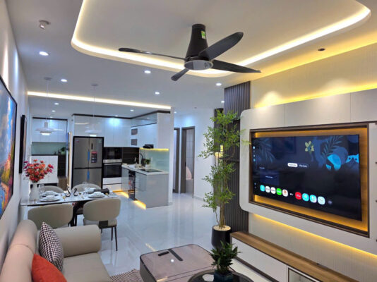 CHO THUÊ CĂN HỘ SKY GARDEN 2 DT 81M2. TK 2PN & 1 PHÒNG LV. & 2WC. NT 100% MỚI. Bán (67)