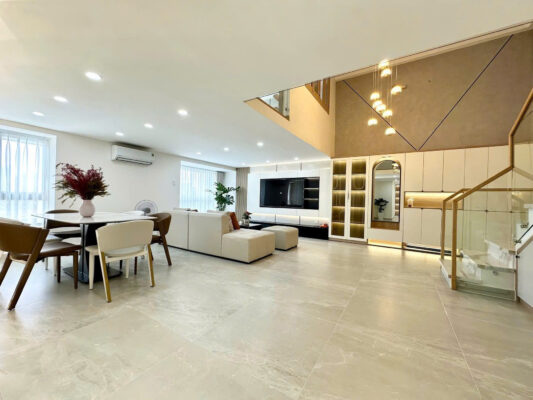 Cho thuê căn hộ duplex Sky Garden . Nhà full nội thất đẹp xịn, lầu cao view thoáng Bán (60)