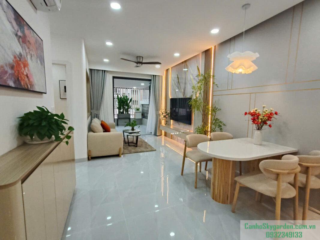 Cho thuê căn hộ duplex Sky Garden . Nhà full nội thất đẹp xịn, lầu cao view thoáng Cho Thuê (49)