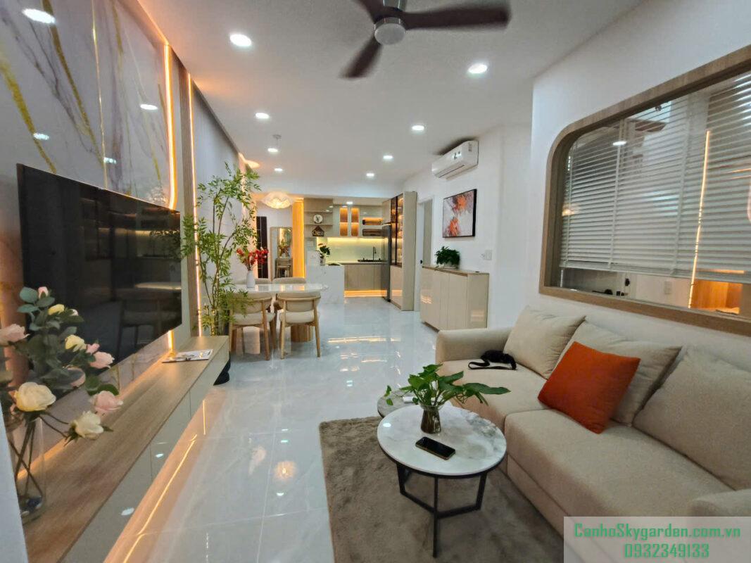 Cho thuê căn hộ duplex Sky Garden . Nhà full nội thất đẹp xịn, lầu cao view thoáng Cho Thuê (54)