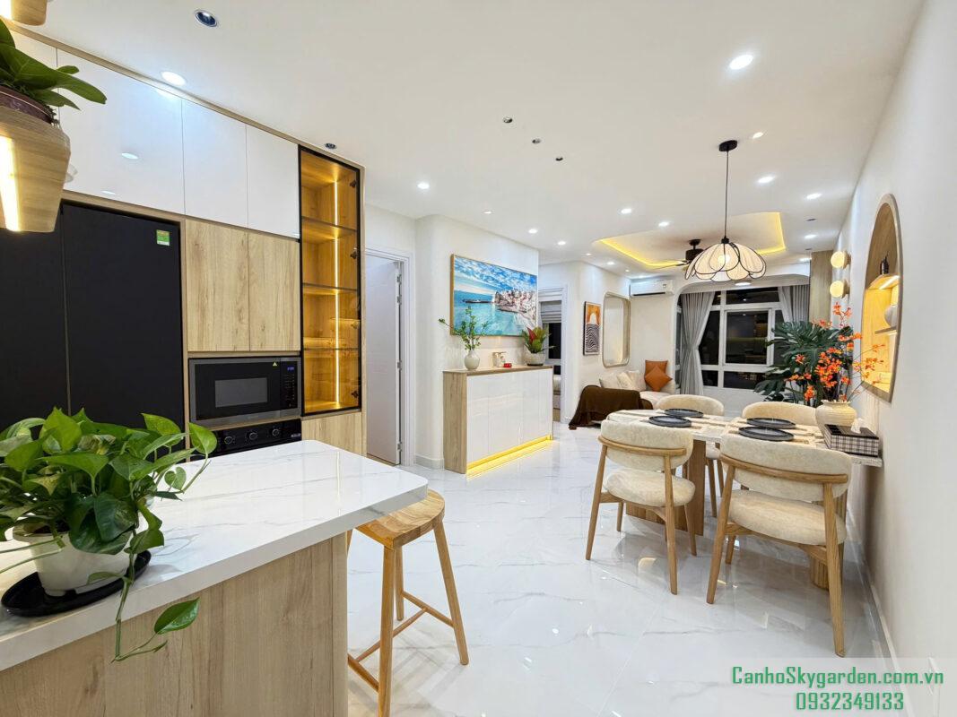 Cho thuê căn hộ duplex Sky Garden . Nhà full nội thất đẹp xịn, lầu cao view thoáng Cho Thuê (40)