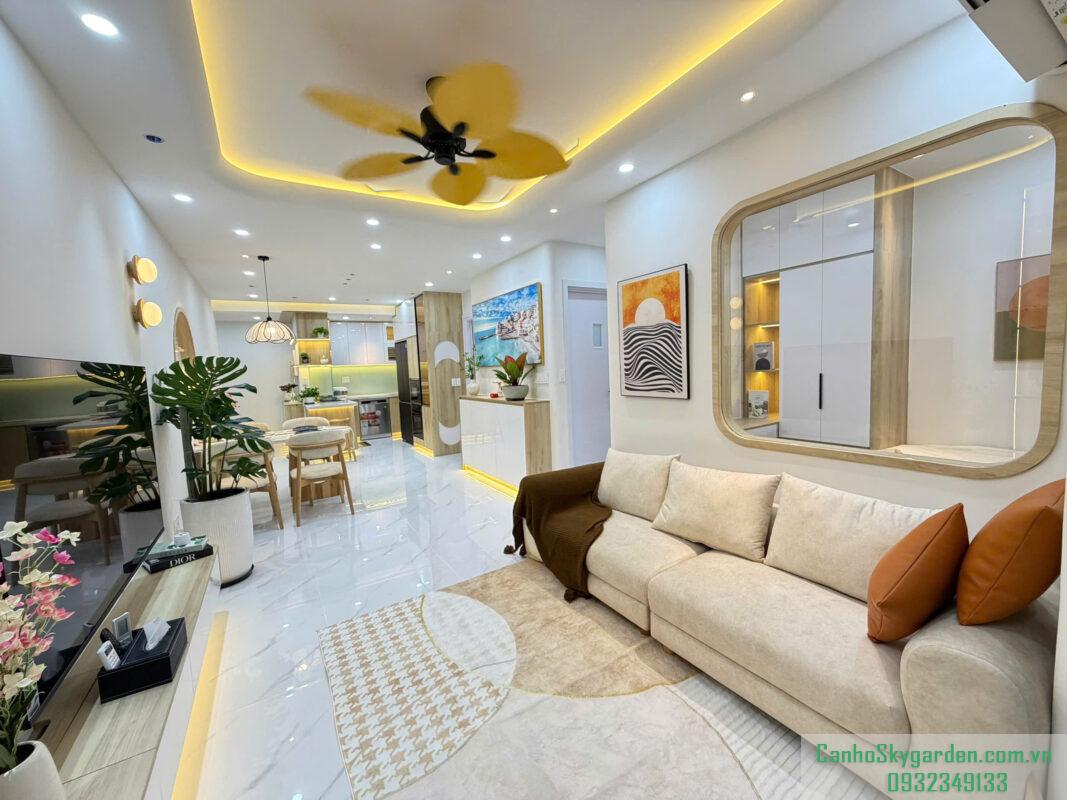 Cho thuê căn hộ duplex Sky Garden . Nhà full nội thất đẹp xịn, lầu cao view thoáng Cho Thuê (41)