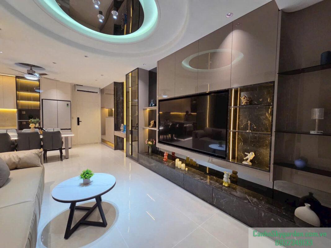 BÁN CĂN HỘ SKY GARDEN 3 – PHÚ MỸ HƯNG • Block ven sông lầu cao view hướng Nam thoáng mát, nhiều ánh sáng tự nhiên. Nội thất cao cấp – mới 100% vừa decor chưa qua sử dụng. Bán (8)