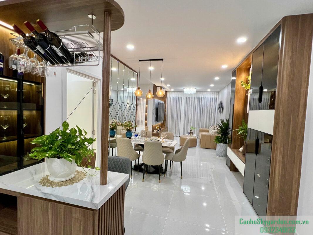Bán Duplex Sky Garden 1 . Nhà full nội thất lầu cao view thoáng .Sổ Hồng, bản vẽ đầy đủ Bán (9)