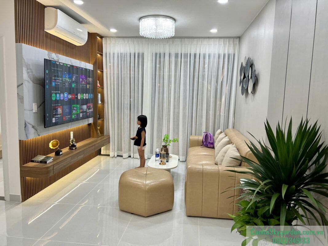Bán Duplex Sky Garden 1 . Nhà full nội thất lầu cao view thoáng .Sổ Hồng, bản vẽ đầy đủ Bán (11)
