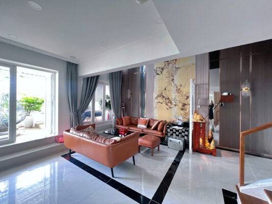 Cho thuê Penthouse Sky Garden 3, PMH . 4 phòng ngủ, 3 wc Nhà full nội thất đẹp Căn góc 2 sân thoáng mát Bán (57)