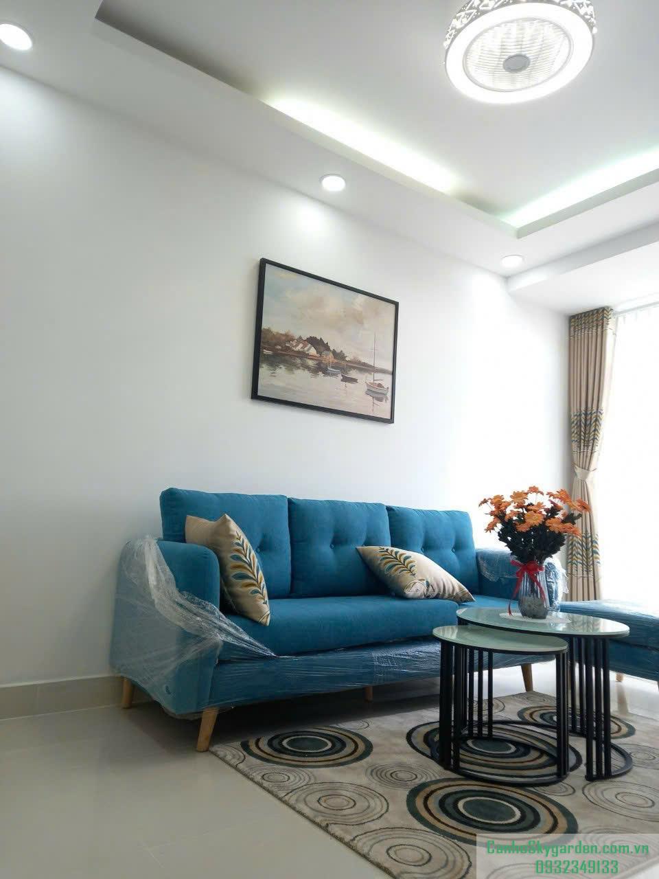 Bán căn hộ Sky Garden 3, Phú Mỹ Hưng. Thiết kế: 2 phòng ngủ, 1wc Lầu cao view thoáng Full nội thất đẹp Sổ hồng sở hữu lâu dài Bán (11)