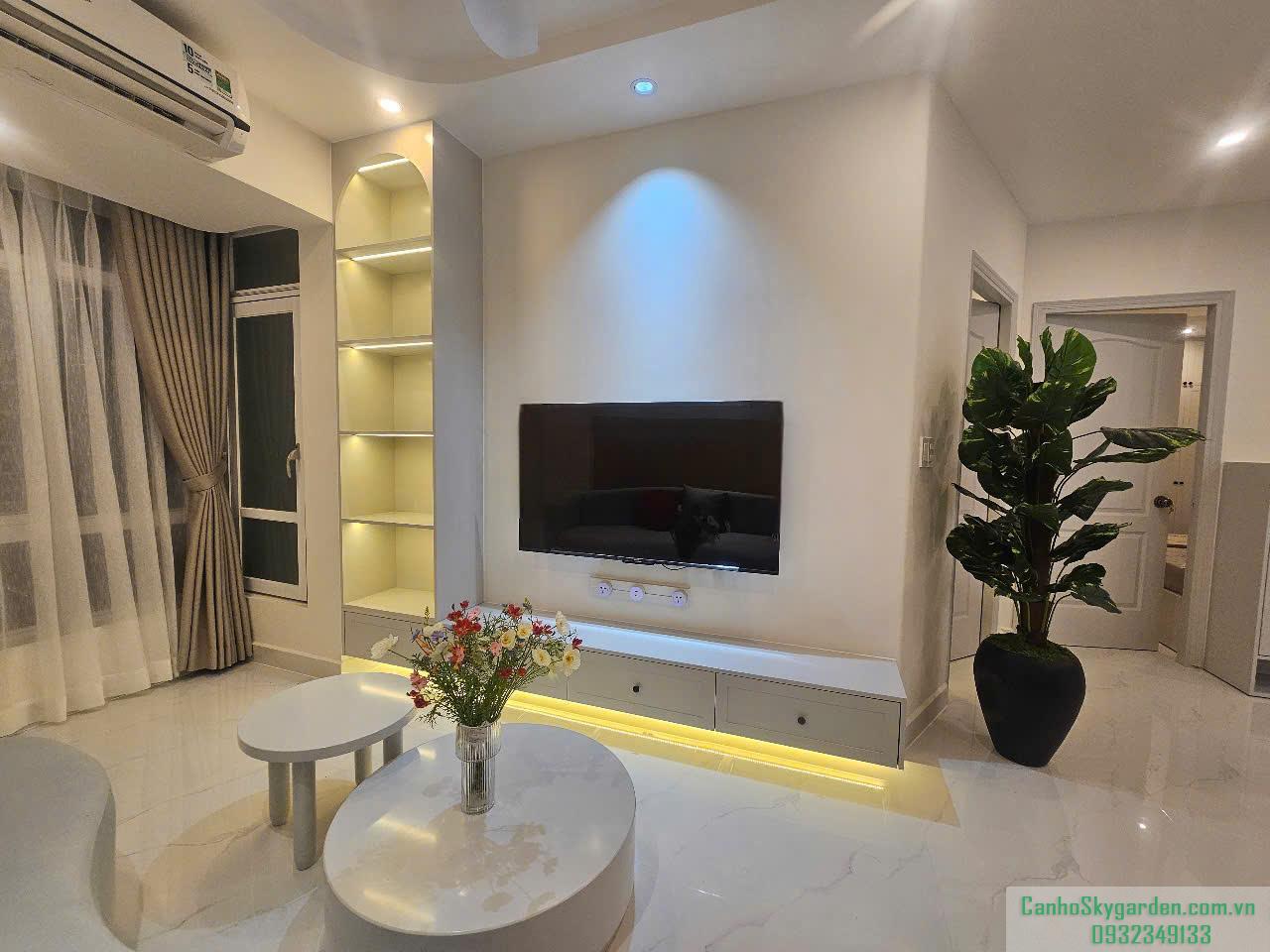 Bán căn hộ Sky Garden 3, Phú Mỹ Hưng. Thiết kế: 2 phòng ngủ, 1wc Lầu cao view thoáng Full nội thất đẹp Sổ hồng sở hữu lâu dài Bán (37)